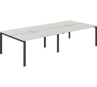 Офисный стол Norden 320х143.8х75 SG.256.SH.63.AN антрацит/серый бархат