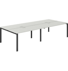 Офисный стол Norden 320х143.8х75 SG.256.SH.63.AN антрацит/серый бархат