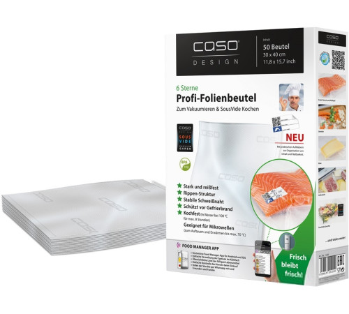 Пакеты вакуумные CASO 30x40 см 50шт