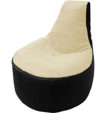 Кресло-мешок Flagman Трон Т1.3-10 белый/черный