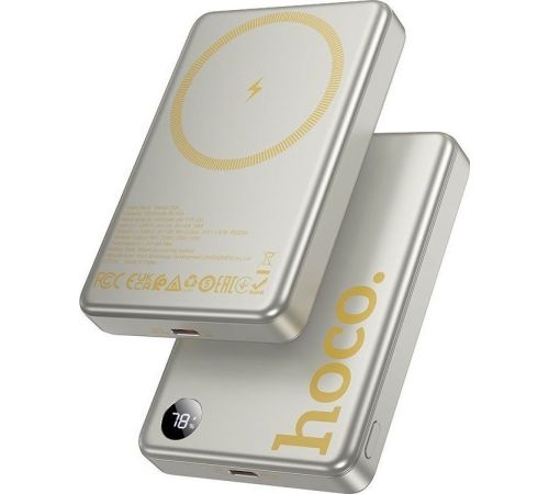 Внешний аккумулятор Hoco Q34 10000mAh титановое золото