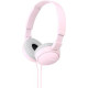 Наушники с микрофоном Sony MDR-ZX110AP розовый