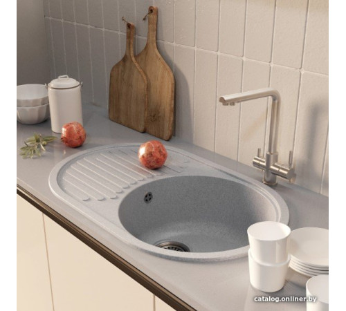 Кухонная мойка Mixline ML-GM16 551928 серый