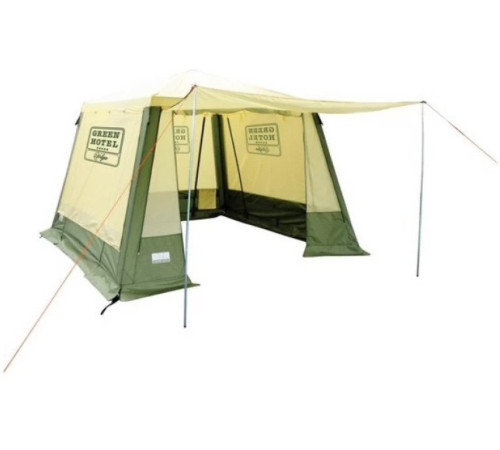 Тент-шатер Camping World Green Hotel Volga 138199 зеленый/бежевый
