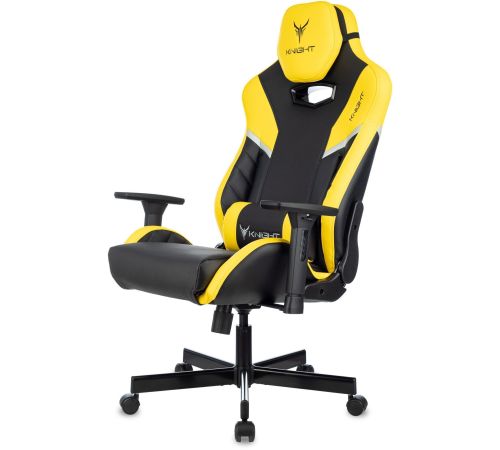 Кресло Knight Thunder 5X черный/желтый