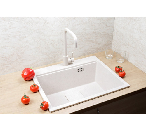 Кухонная мойка Marblan Comfort 60 бежевый, с сифоном