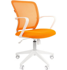 Офисное кресло CHAIRMAN 698 White оранжевый