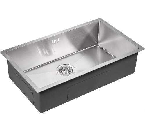 Кухонная мойка Paulmark Next 74 Uni PM217444-BS стальной/брашированная сталь