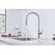 Смеситель Paulmark Senso Se215180-BS стальной/нержавеющая сталь