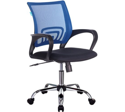 Офисное кресло Бюрократ CH-695NSL синий TW-05 /черный TW-11/хром