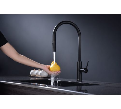Смеситель Paulmark Senso Se215180-AN черный/антрацит