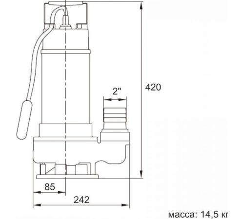 Фекальный насос A&P Marvel 1200 FE 333/12