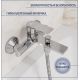 Смеситель Lauter Reef 21CK6678C с лейкой Lauter Nevada 21S10146 и душевым шлангом