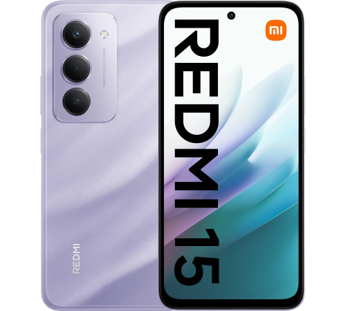 Телефон Xiaomi Redmi 15 4G 6GB/128GB международная версия фиолетовый