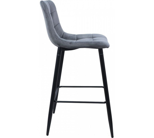 Стул AksHome Stella серый велюр HLR21/черный