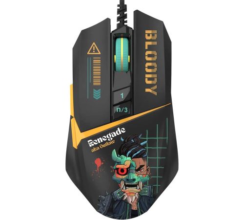 Игровая мышь A4Tech Bloody W63 Max Renegade черный