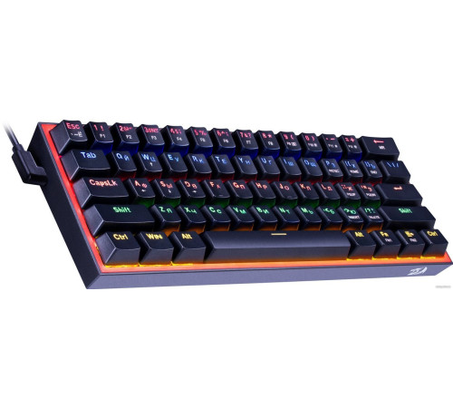 Клавиатура Redragon Fizz черный/красный