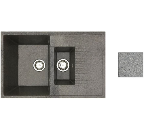 Кухонная мойка БелЭворс Forma R грей, без сифона