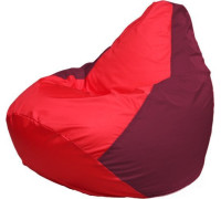 Кресло-мешок Flagman Груша Макси Г2.1-180 бордовый/красный
