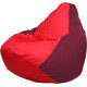 Кресло-мешок Flagman Груша Макси Г2.1-180 бордовый/красный