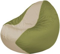 Кресло-мешок Flagman Classic К2.1-70 оливковый/бежевый