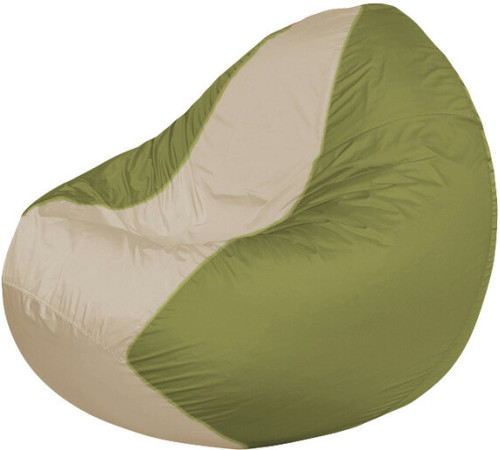 Кресло-мешок Flagman Classic К2.1-70 оливковый/бежевый