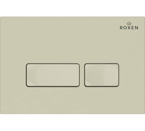 Унитаз подвесной Roxen Vine Tornado в комплекте с инсталляцией StounFix Dual Fresh 6 в 1 979004 кнопка: бежевый