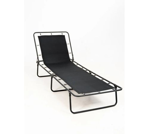 Раскладушка MishLex 192x65 см черный