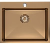Кухонная мойка Mixline Pro 555135 бронза, с сифоном