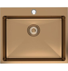 Кухонная мойка Mixline Pro 555135 бронза, с сифоном