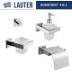 Набор аксессуаров для ванной Lauter 21SH71061 + 21SH71091 + 21SH71101 + 21SH71091 Chrome, 4 предмета