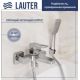 Смеситель Lauter Cascade 21CK6615C с лейкой Fleur 21S00126