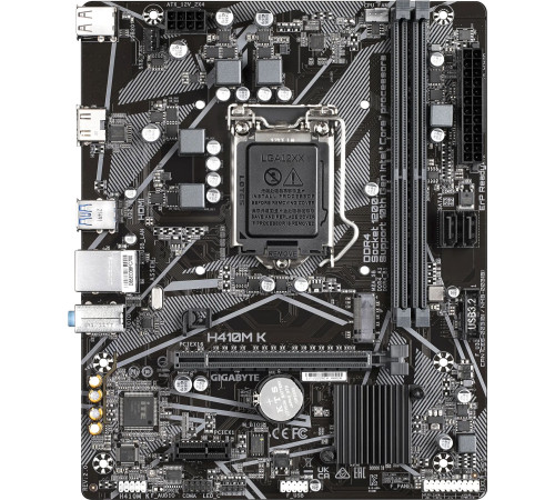 Материнская плата Gigabyte H410M K rev. 2.0