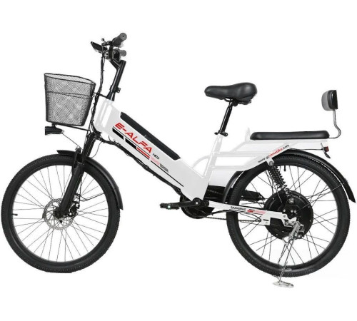 Электровелосипед SameBike Е-Alfa New SB-E-ALFA350-36/10 белый
