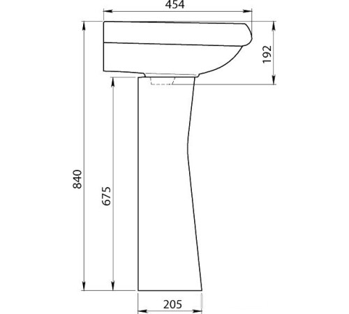 Умывальник Santeri Воротынский 57.1x45.4 [1.3111.7.S00.10B.0]