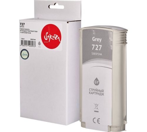 Картридж Sakura Printing SIB3P24A аналог HP 727 Gray