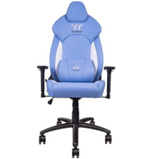 Игровое геймерское кресло Thermaltake V Comfort синий/белый