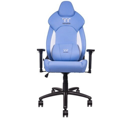 Игровое геймерское кресло Thermaltake V Comfort синий/белый