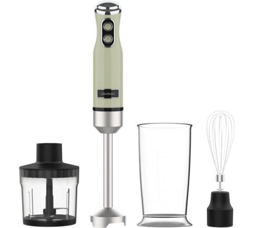 Погружной блендер Cecotec Power RetroGreen 1200MAX Cream&Crush