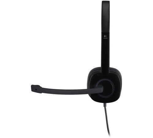 Наушники с микрофоном  Logitech Stereo Headset H151