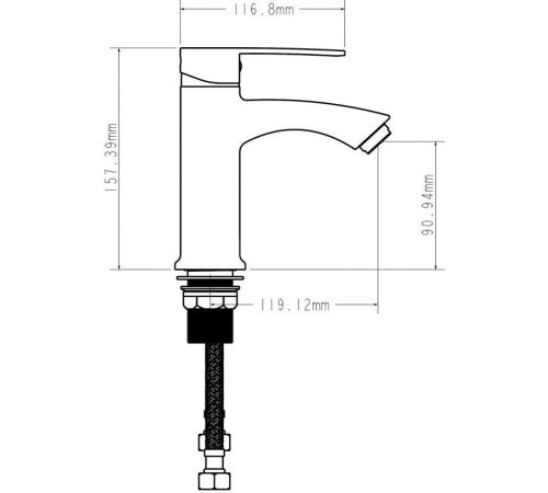 Смеситель Econoce EC0270WT