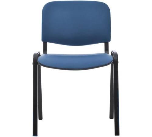 Офисный стул Helmi Изо HL-F01 359863 черный/кожзам синий