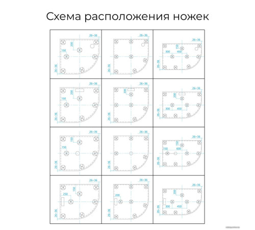 Душевой поддон RGW ST/R-W 16153100-01 100x100