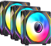 Комплект вентиляторов для корпуса Jonsbo ZL-120 черный, 3 шт.