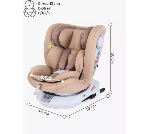 Детское автокресло Rant Drive Isofix Active Line LB619 бежевый