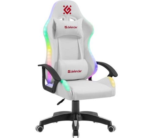 Игровое геймерское кресло Defender Factor X белый
