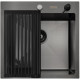 Кухонная мойка ARFEKA ECO AR мойка 500*500, роллер-мат, дозатор Black