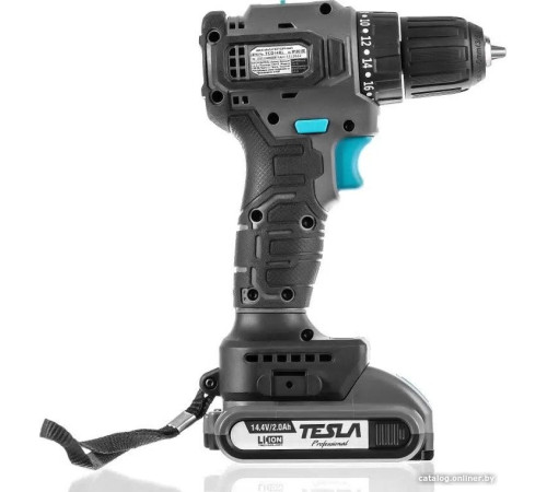 Дрель-шуруповерт Tesla TCD14BL 840368 с 2-мя АКБ, кейс