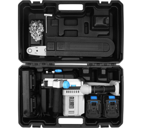 Аккумуляторная пила Deko DKCHS 40 PRO 084-2000 с 2-мя АКБ, кейс