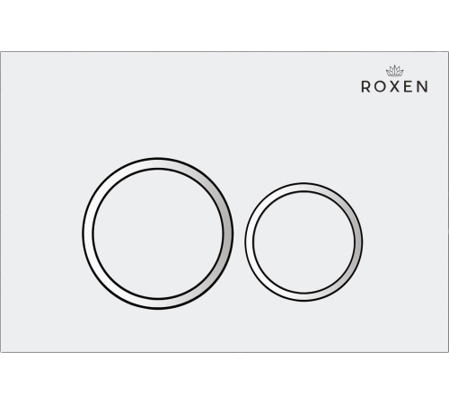 Унитаз подвесной Roxen Royal Matt в комплекте с инсталляцией StounFix Dual Fresh 6 в 1 968230 кнопка: белый